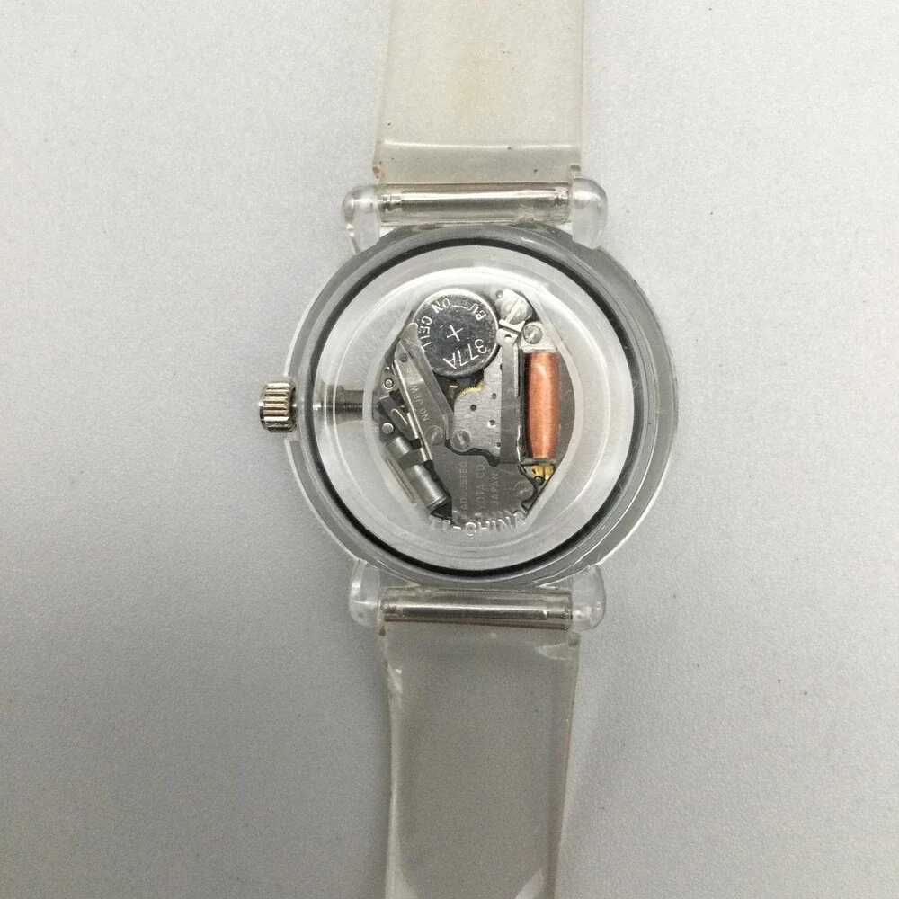 Disney Winnie The Pooh Girls Watch 30mm Clear Plastic Strap New Battery